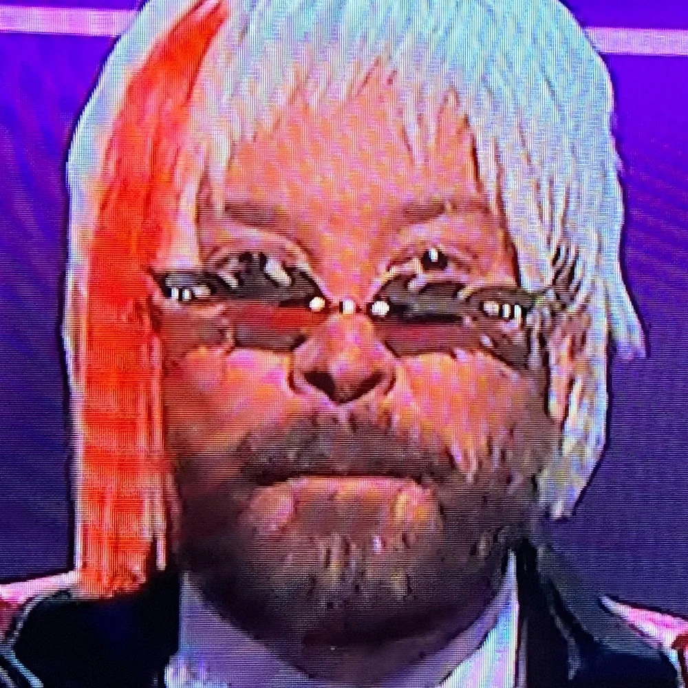 Flame Sunglasses Red Orange Blue